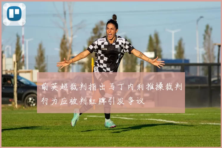 前英超裁判指出马丁内利推搡裁判行为应被判红牌引发争议